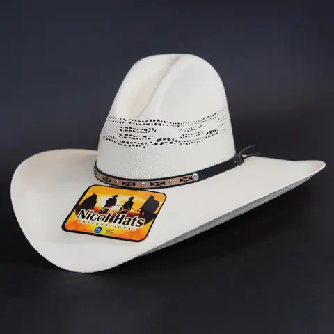 Nicol Bangora Cassidy Sombrero Broken Bow Style Western Cowboy Hat Estilo Robavacas