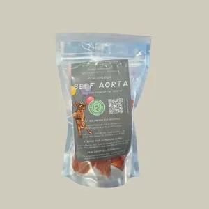 Real Dog Box Air-Dried Beef Aorta Dog Chew - Single Ingredient, Long-Lasting, Free-Range, Collagen-Rich, San Diego Made, Treat for All Breeds