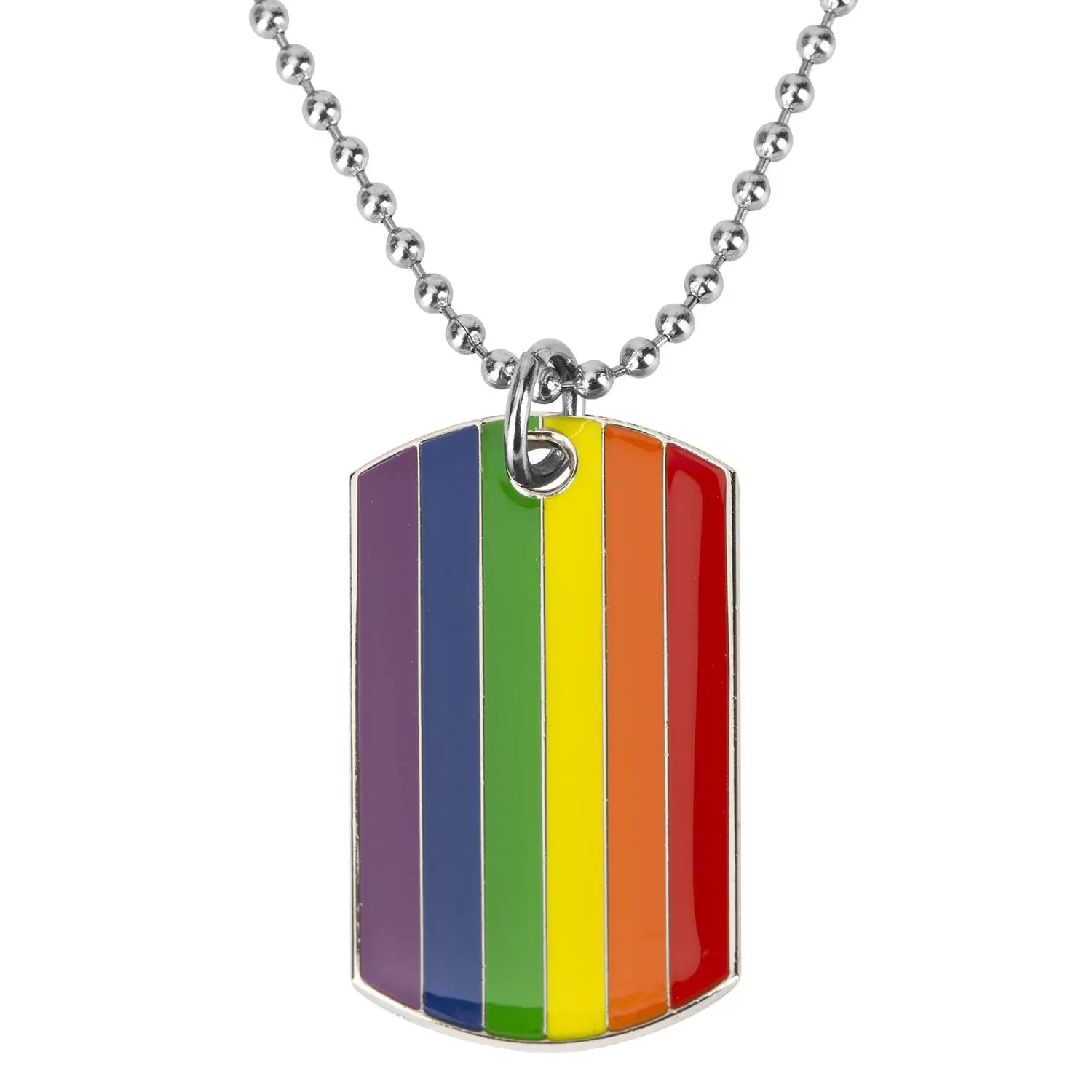 Transgender Rainbow Pansexual pride Genderqueer pride Asexual Pendant Necklace Rainbow Heart Necklace For Women Jewelry