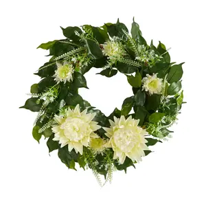 Nearly Natural 20" Protea Artificial Wreath