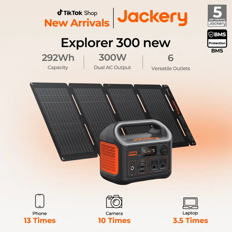 jackery portable power 500 vs 300 - TikTok Shop