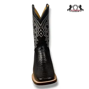 Python Grabado Negro Torres Boots TBRCC156