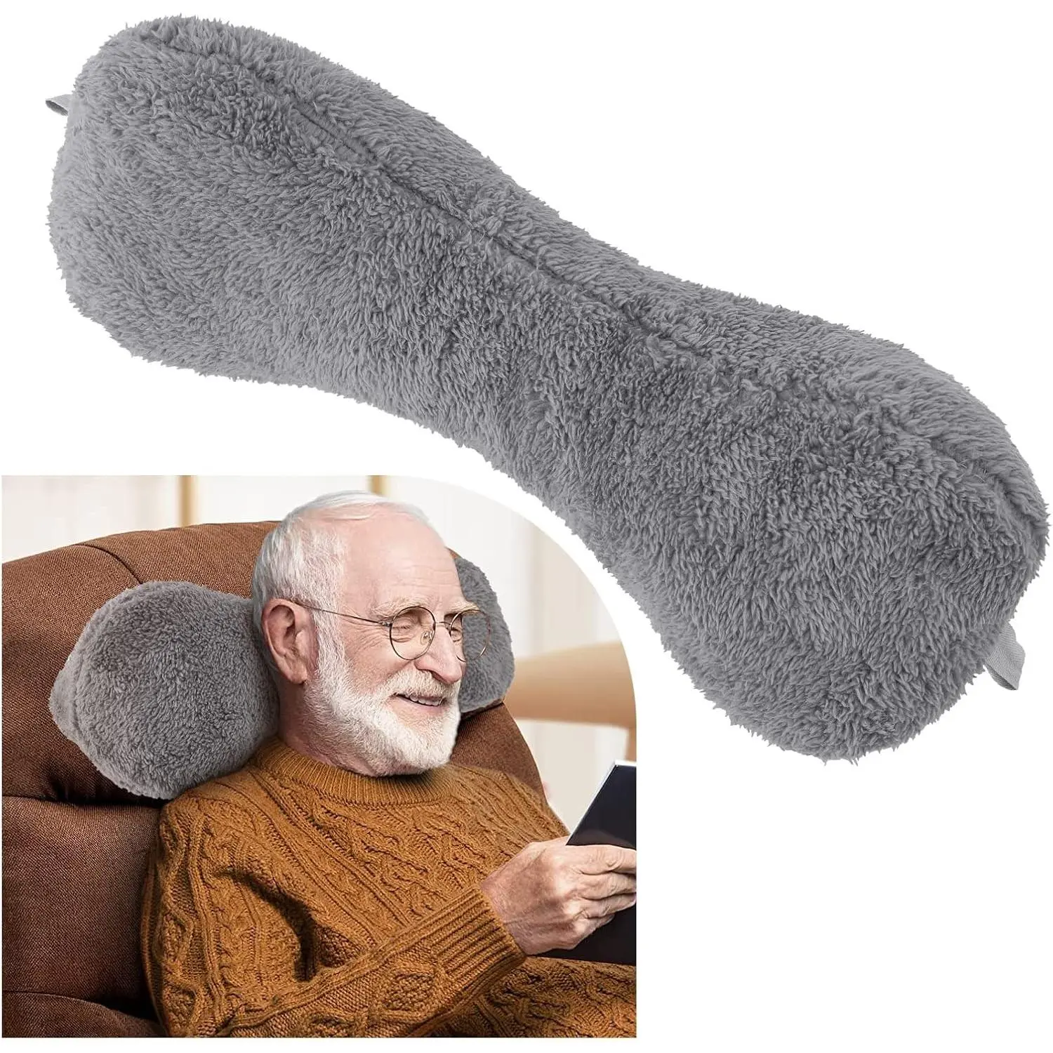 Recliner Headrest Pillow,  Pillow for Sofa, Recliner  Pillow,  Couch  Pillow for  (Grey)