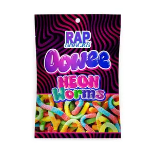 Rap Snacks Oowee Neon Gummy Candy Worms (5.3 oz) Rap Snacks Oowee Neon Gummy Candy Worms (5.3 oz)