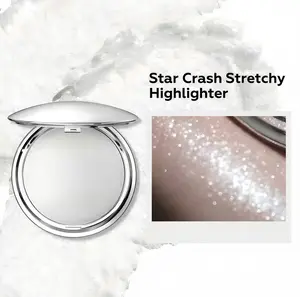 Glitter Bronzed Highlighter - Waterproof Shimmer for Face & Body, Long-Lasting Radiant Contouring Makeup in Multiple Shades, Natural Finish for Party Gift, Party Highlighter | Metallic Finish | Waterproof Formula