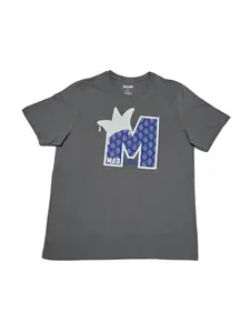 Mischief - BG by Mad King Clothing - 100% Pima Cotton Signature M with the dripping crown Graphic Tee with Bandana Fill for All-Day Comfort