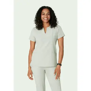 5 Pocket Notch Neck Top Northern Droplet