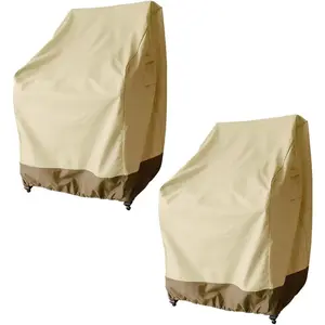 Patio Chair Cover Outdoor Furniture Covers  Fits up to 26W x 28D x37.5H inches, Outdoor Patio Rocking Swivel Chair Covers, 2Pack