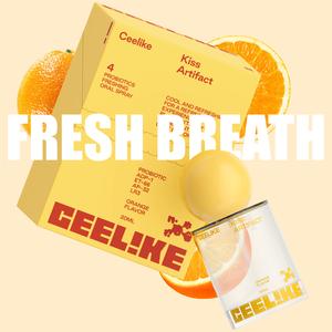 CEELIKE Probiotic Orange Oral Spray 20ml for Long-Lasting Freshness & Oral Care Sugar-Free