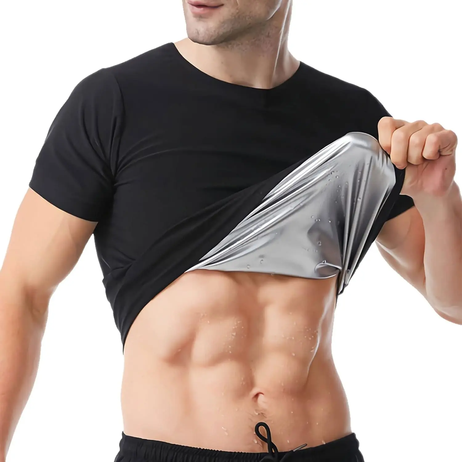 1/2/3/4 Pack Menswear Sauna Suits Fitness Vest Shirt Sweat Compression Short Sleeves Body Shaper Shapewear Workout Tank Top Sports Athletic Gym Sportswear Wetsuit 1/2/3/4 Pack Menswear Sauna Suits Fitness Vest Shirt Sweat Compression Short Sleeves Body Shaper Shapewear Workout Tank Top Sports Athletic Gym Sportswear Wetsuit