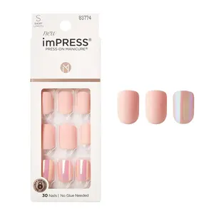 KISS imPRESS No Glue Mani Press-On Nails - Keep in Touch