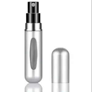 Portable Mini Fragrance Atomizer Bottle, 1 Count/5 Counts Reusable Refillable Spray Bottle, Pocket Size Travel Perfume Atomizer, Empty Spray Bottle, Summer Makeup Gift
