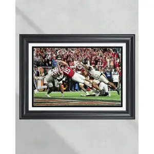 Vintage Indiana Football Mendoza Touchdown CFP Championship Poster - Limited Edition Sports Memorabilia