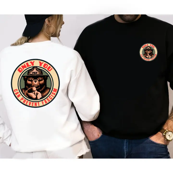 Only You Can Prevent Faclsm Bear Shirt, Protect Our National Parks, Top
