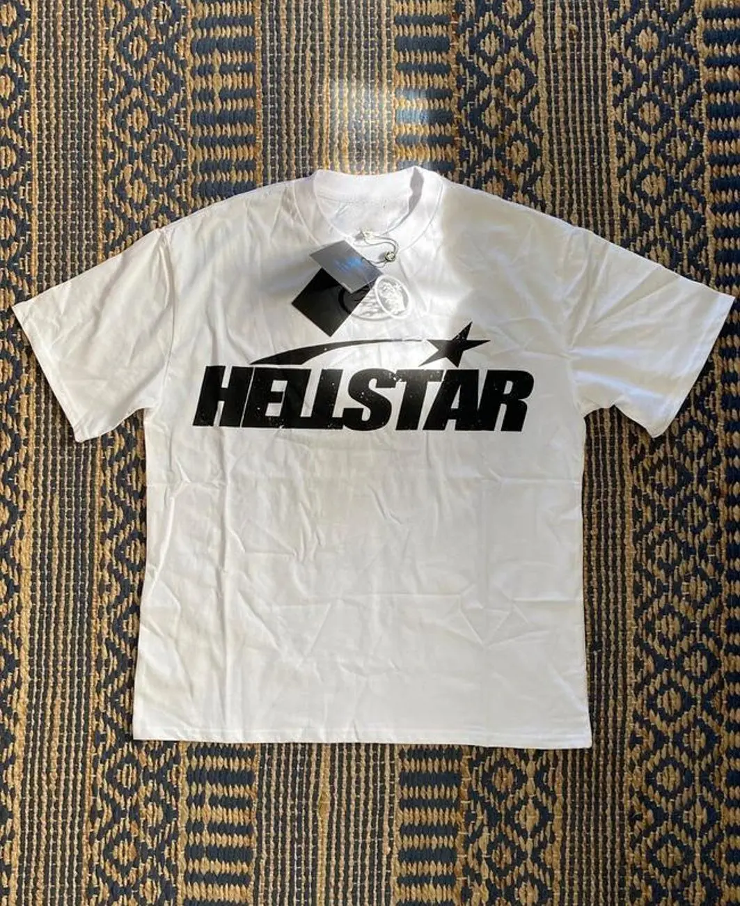 Hell-star Tshirt Mens Casual Menswear Retro Vintage Y2k Aesthetic FIX