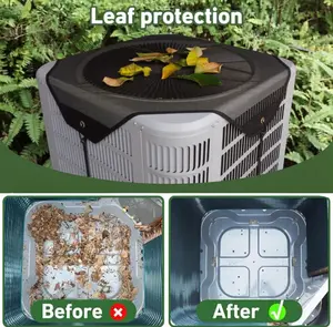 36x36 Air Conditioner Cover for Outside Unit, Universal Fit Top Cover for Outdoor AC, Waterproof Breathable Mesh, All-Season Dust & Debris Protection, Durable Oxford Fabric for Central AC & Heat Pump