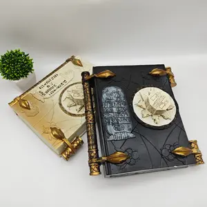 The Mummy Book of the Dead Replica, Ancient Egyptian Magic Book Decor, Eye of Horus Ornament, Gothic Witchy Souvenir & Collection Gift