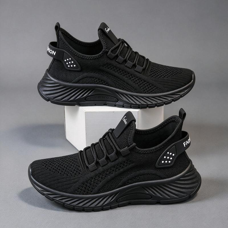 Women's Shoes Fall 2026 - Lightweight Casual Sneakers for Work & Play, Thick Sole Casual Walking Shoe with Breathable Knit Upper, Wide Toe Box All-Day Support, Fun Casual Style , Halloween Christmas Wardrobe Essential