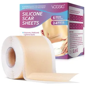 Vosgix Scar Roll for Surgical Scars, Acne Scars, Trauma Scars, Burn Scars, Silicone Scar Treatment, Single Pack, No Wooden Materials