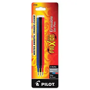 Pilot Refill for FriXion Erasable Gel Ink Pen Assorted 3-Pk