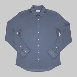 Goodfellow & Co Men’s Pique Dress Shirt – Navy – Size Medium