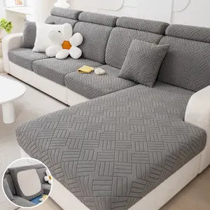 1pc Fleece Sofa Cover, Soft Sofa Protector, Embroidered Pet Dog Favorite, Dog Lover Friendly, Furniture Protection, All Seasons Use, Home Decor