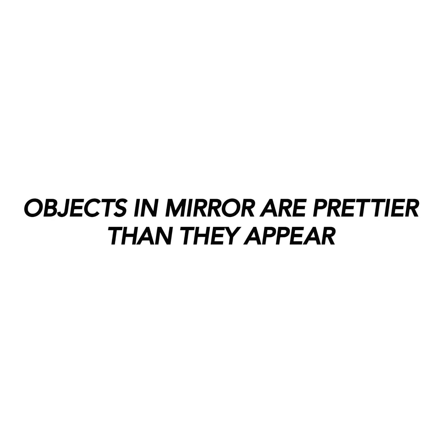 PRETTIER MIRROR STICKER