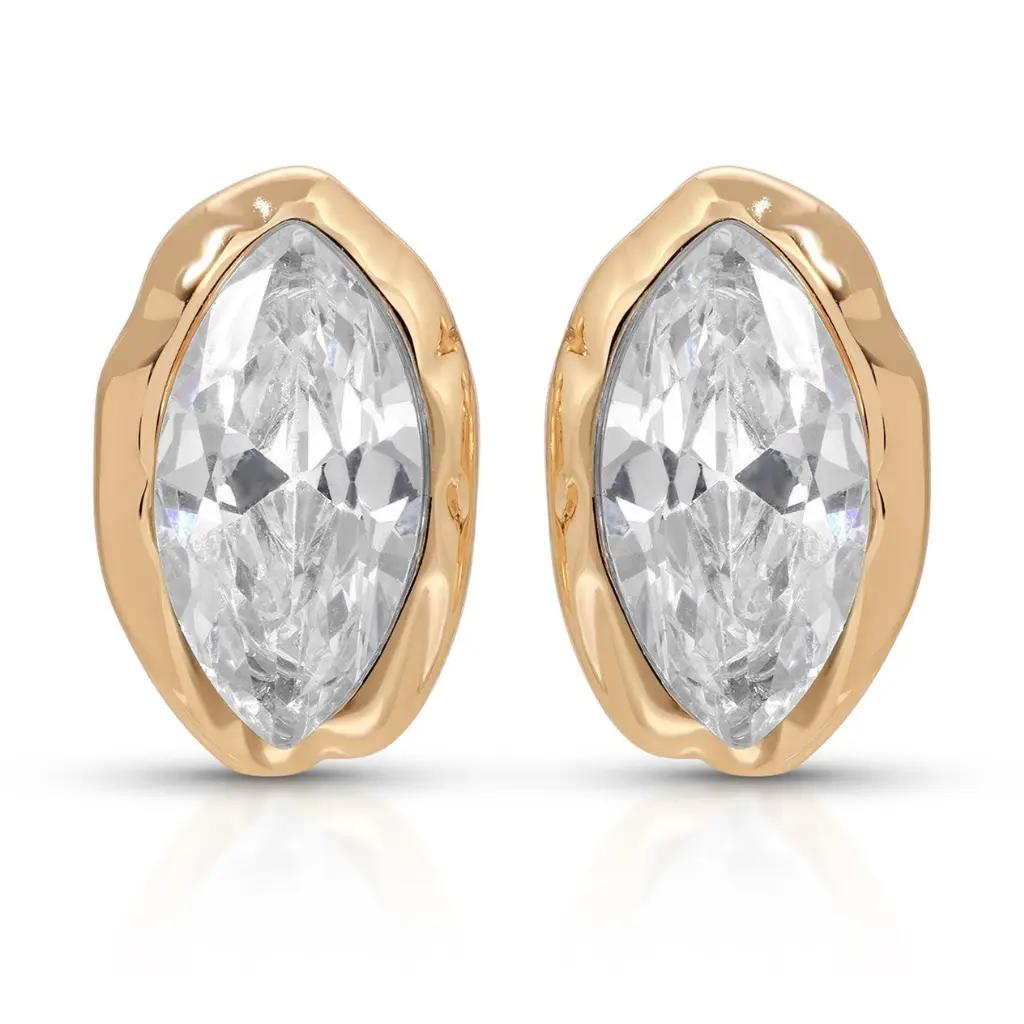 Ettika Crystal Luxe Mini Studs for Women, Mini Gold Studs Clear & Emerald 18K Gold Plated CZ Dainty Earrings Ettika Crystal Luxe Mini Studs for Women, Mini Gold Studs Clear & Emerald 18K Gold Plated CZ Dainty Earrings