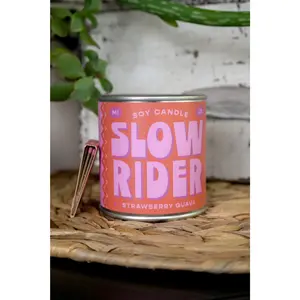Slow Rider | Strawberry + Guava 8oz Soy Candle