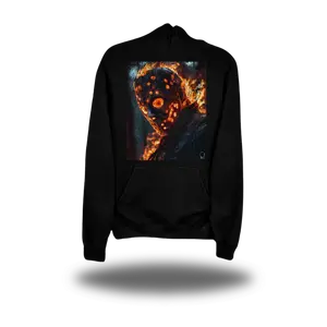 JASON BURNING BLACK HOODIE