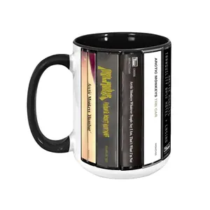 Arctic Monkeys Cassette Tape Mug, Retro Album Spines Coffee Cup, Indie Rock Fan Gift, AM Album Style Decor