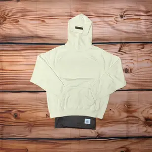 Men's Fashion Eggshell Fabric Hoodie