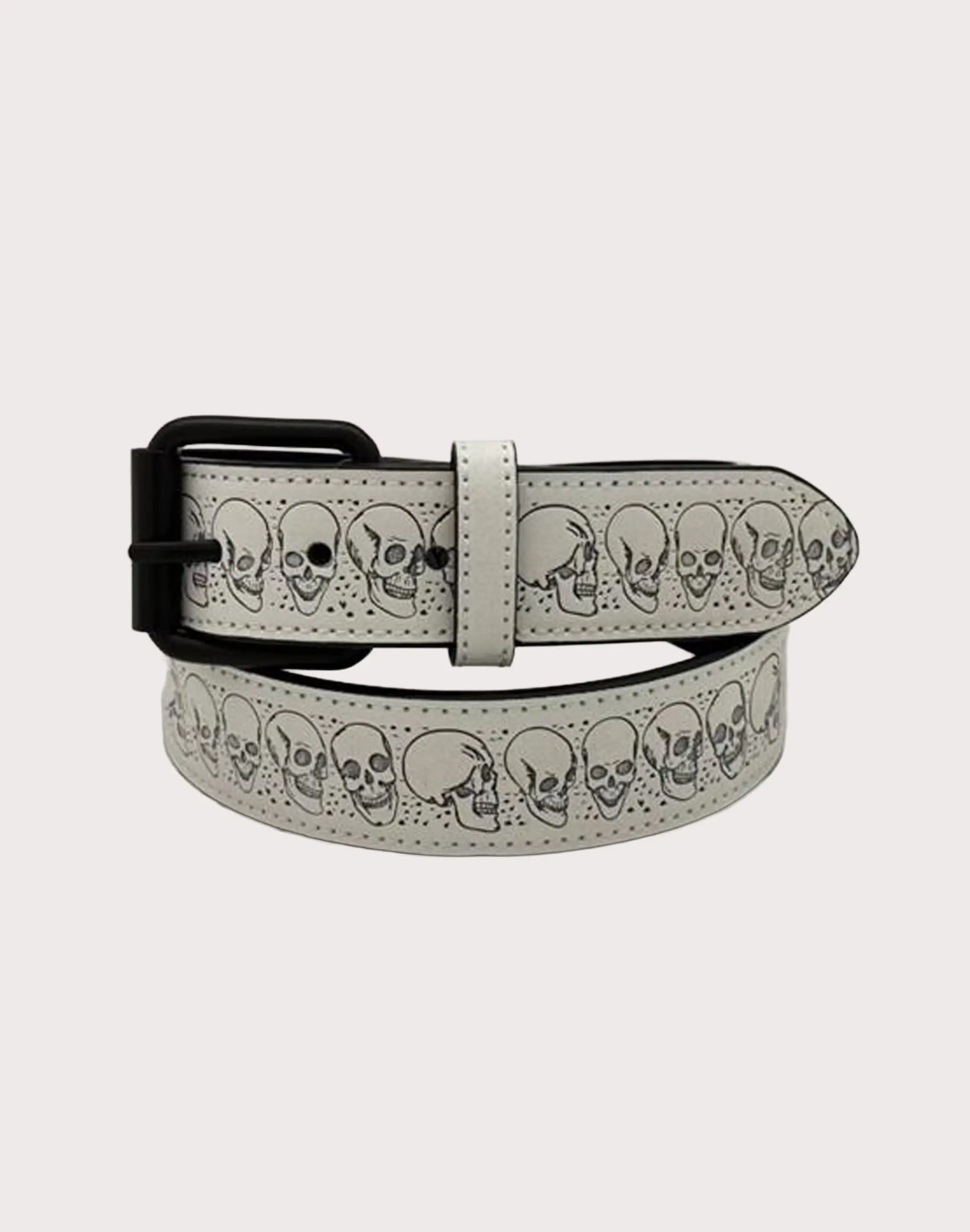 Mens RAW Sportswear Skulls Belt