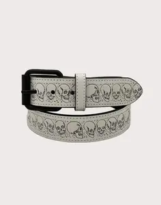 Mens RAW Sportswear Skulls Belt