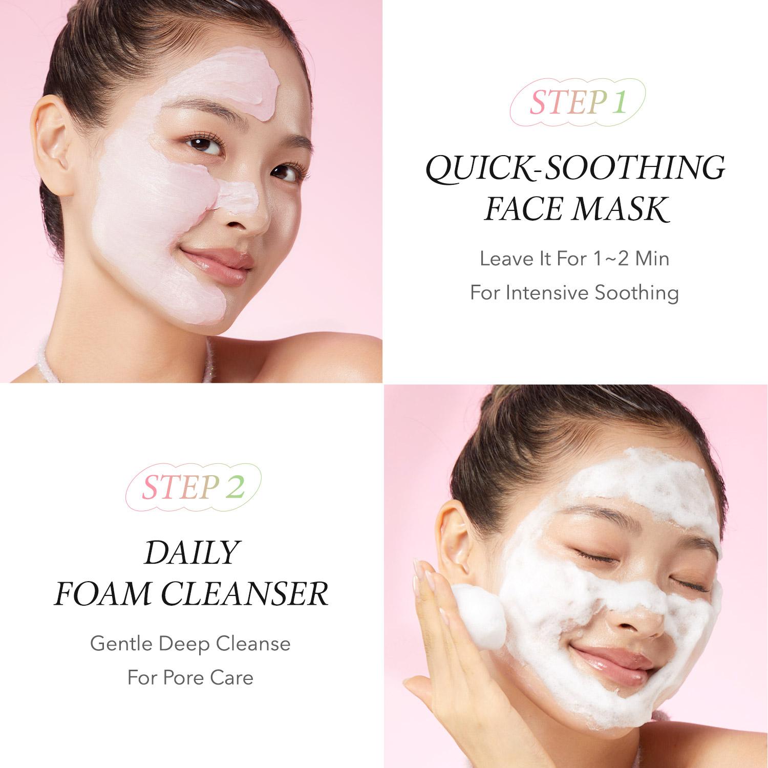 [APRILSKIN Official] Workout Glow Essential SetㅣPink Aloe Mask Cleanser, A.C.E Mugwort Centella Serum & Hero All Day Plumping Lip Stain | 24H Long-Lasting Stain | Bubble Soothing Mask to Foam | Mugwort for Sensitive Skin, Artemisia | Korean Skincare