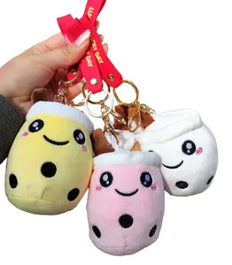 Cute and Cuddly Boba: Multi-Colored Plush Bubble Tea Keychains - A Unique and Thoughtful Gift for Pearl Tea Lovers and Boba Tea Lovers Keychain, Best Christmas Gift for Anyone, Boba Buddy
