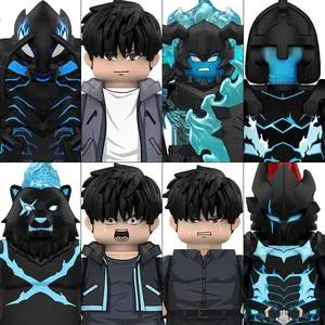 2026 new wm6221 Anime Cartoon TV Toy Solo Leveling Man S Hunter Level Up Building Blocks for Kids Collect Toys Gifts