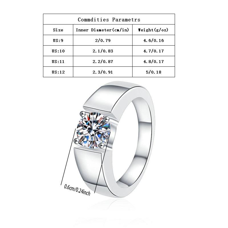 925 sterling silver inset shiny synthetic zircon ring for both men and women can wear a high-grade ring to send lovers about  grams