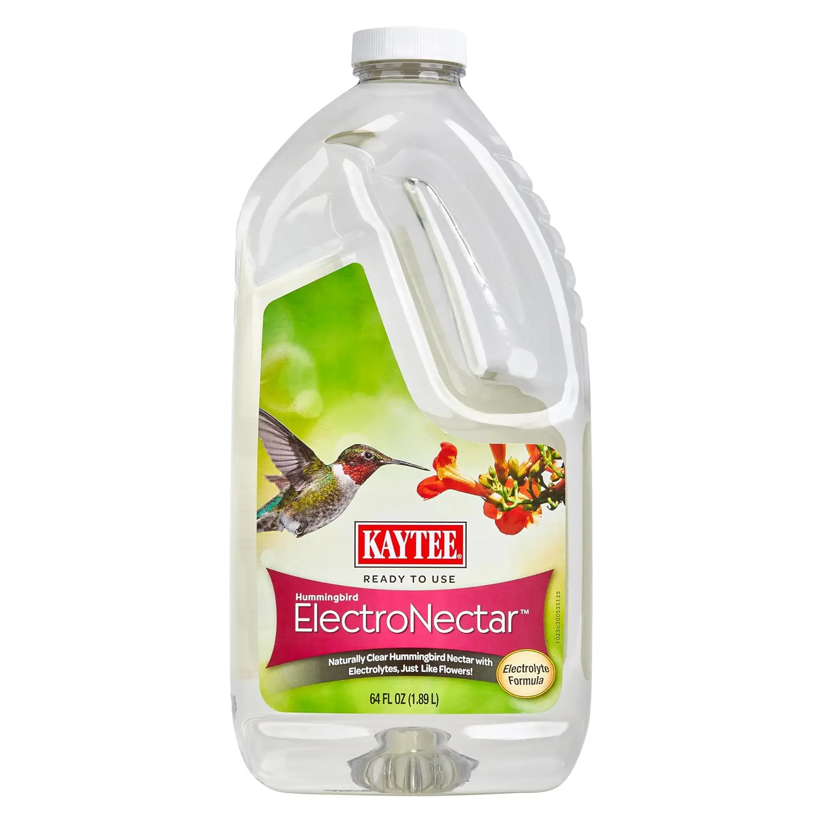Kaytee Hummingbird ElectroNectar Wild Bird Food, Ready to Use, 64 Ounces