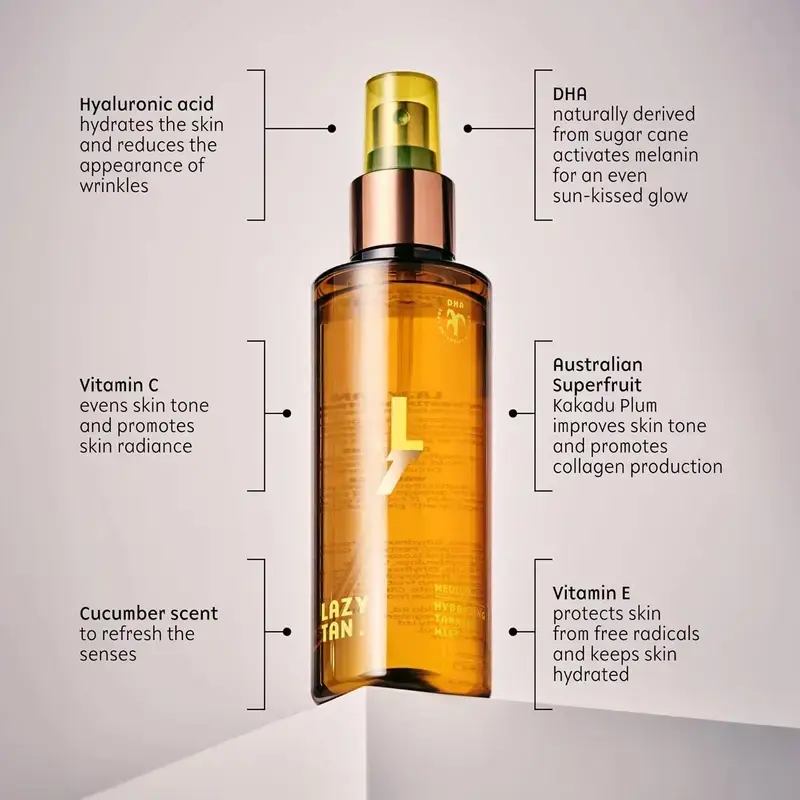 Lazy Tan - Self Tanning Mist for Body, Face and Hands Lazy Tan - Self Tanning Mist for Body, Face and Hands
