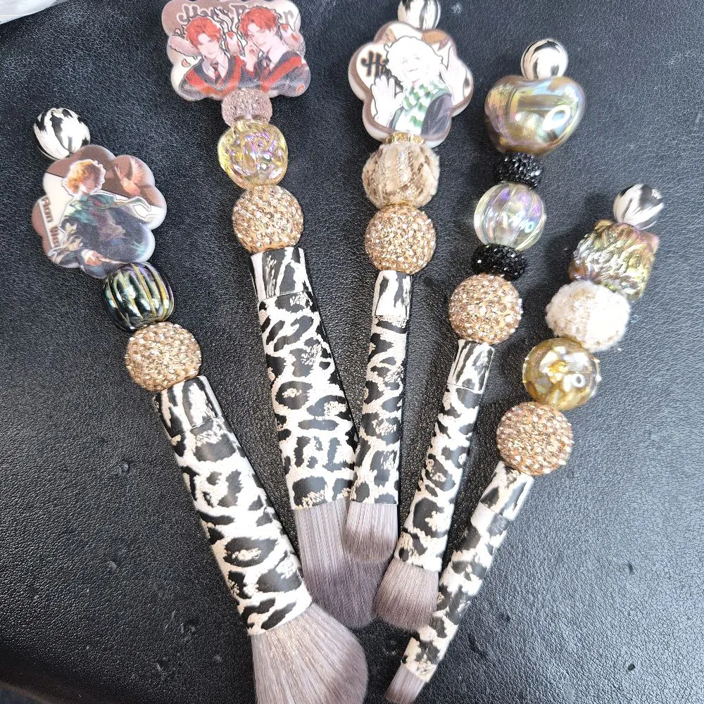 Handbeaded Makeup Brush Set