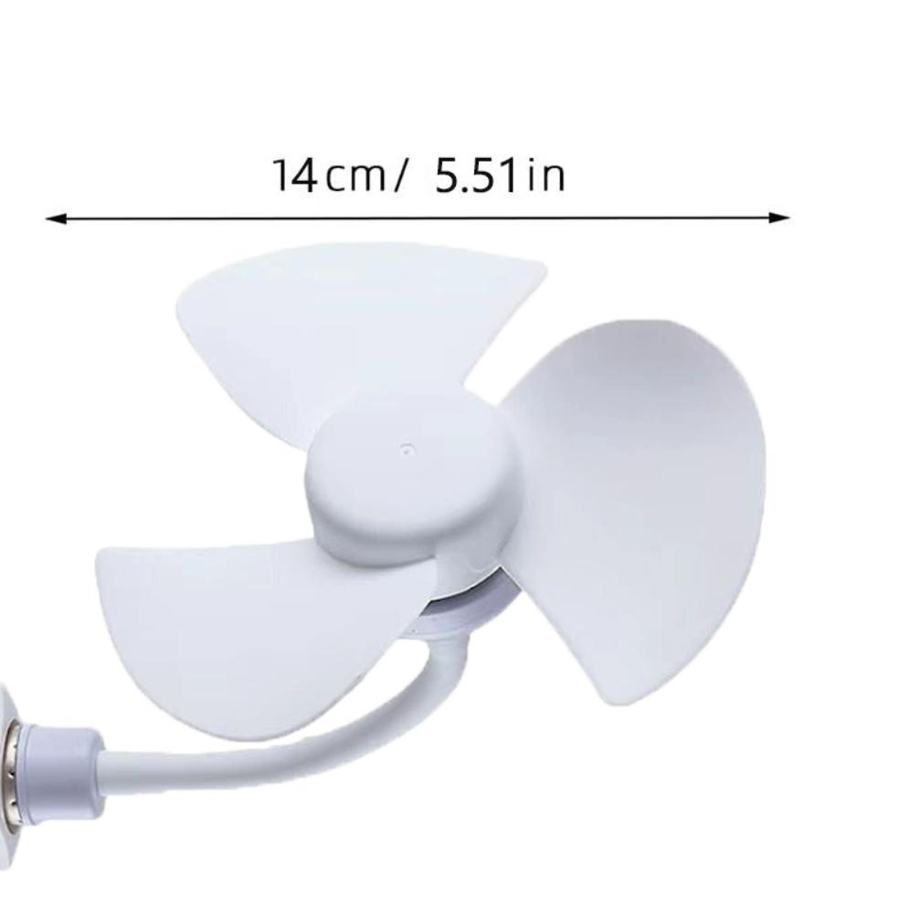 E27 Socket Fan Kit with Plug Adapter – Mini Quiet Electric Fan with Flexible Gooseneck Plug and Light Bulb Base, Energy-Saving Desk Fan for Kitchen, Bathroom, Dormitory, Office minidesk sleep system modern work 360 ice rhinestone multifunctional personal