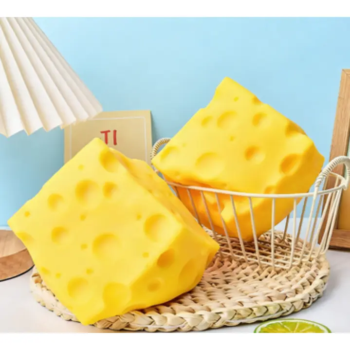 Stress-relieving cheese-soft, squishy, and portable. Perfect for easing anxiety at the office or while traveling. A creative gift for any holiday., Squishy Fidgets, Fidgets