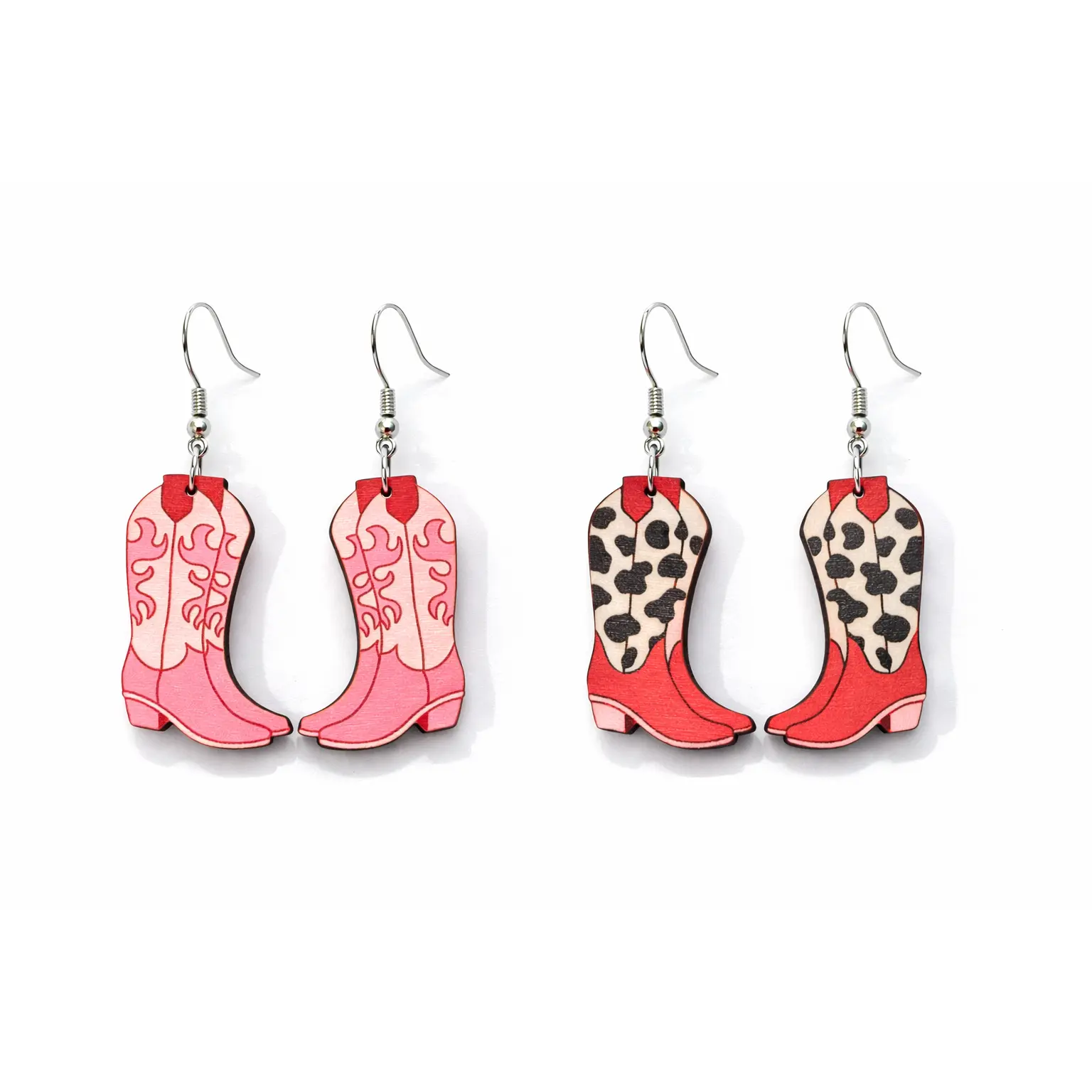 Southern Belle Cowgirl Boot Earrings