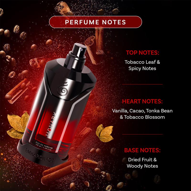EMBAROUGE Urban Oud, Kama Noir, Monark, Oud Studio & Midnight Mirage Bloom Perfume Combo for Men & Women | 5x100ml | Urban Oud: Wood | Kama Noir: Fresh | Monark: Apple | Oud Studio: Citrus | Mirage Bloom: Chypre | Eau de Parfum (EDP)
