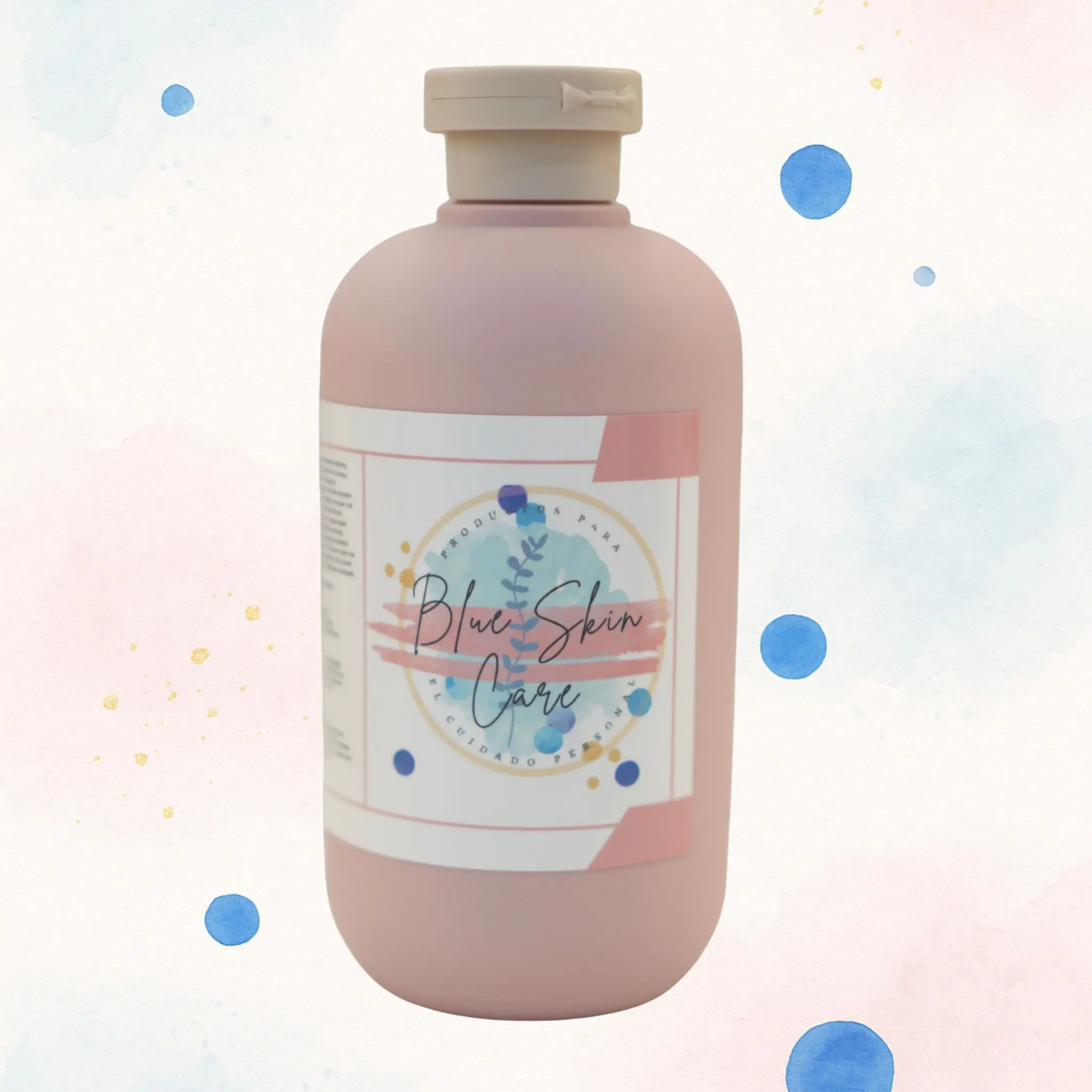 Blue Skin Care Limited Edition PINK Gel-Lotion 500ml with Jojoba & Coconut Oil for Hydration Elasticity & Softness