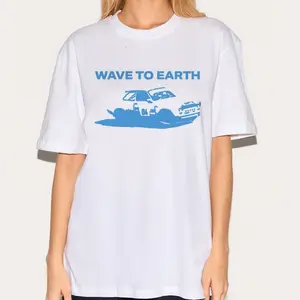 Wave to earth Shirt, Cute Indie Inspired Shirt, Unisex Shirt, Birthday gift for Men Women