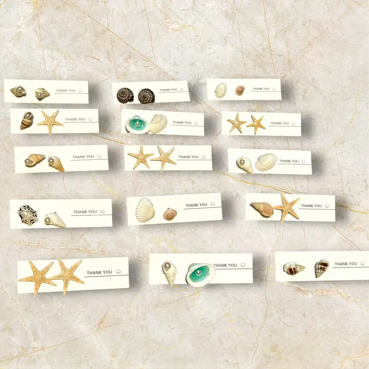 Handmade Real Seashell Stud Earrings – Natural Beach Shell Jewelry for Ocean Lovers, Summer Vacations, Mix-Match Welcomed, Choose your own