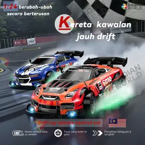 1:24 Kereta Control Drift 4WD RC Car Turbo 2.4GHz High Speed Toys for kids Kereta Kontrol Control Car Battery Remote rc  car  remote  control 4*4 hilux kamijual mainan kawalan jauh