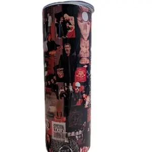 System of a Down Tumbler - Perfect for Fans - Durable and Stylish - Ideal for Daily Use - High-Quality Design - Unique and Eye-Catching